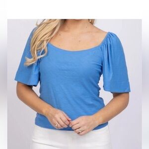 Nation Ltd Jayden Tee in Lapis size Large